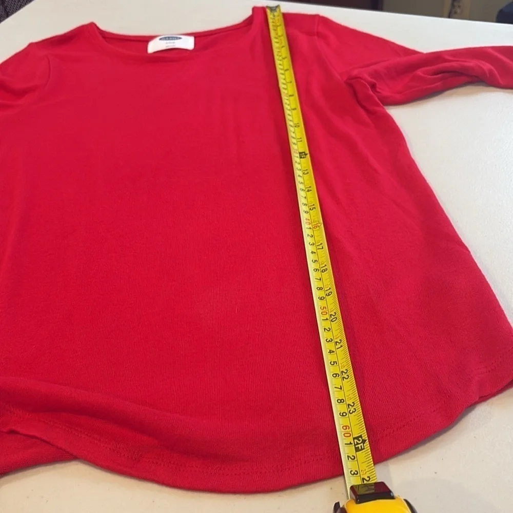 Old Navy - Girls long sleeve sweater | shirt - size XL (14-16).  Red